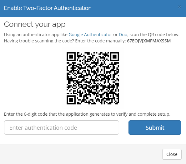 Scan QR Code