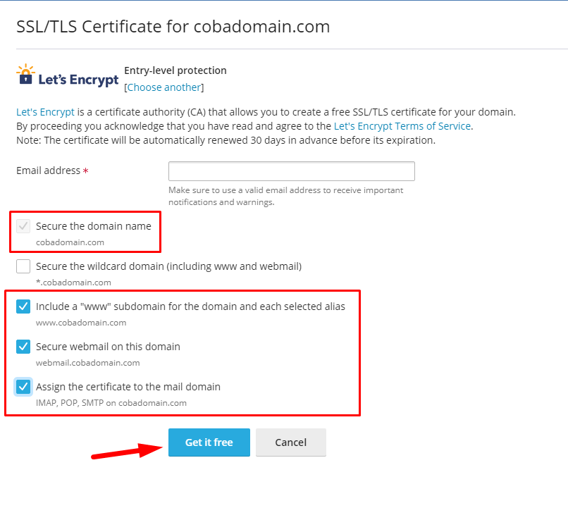 Konfigurasi SSL