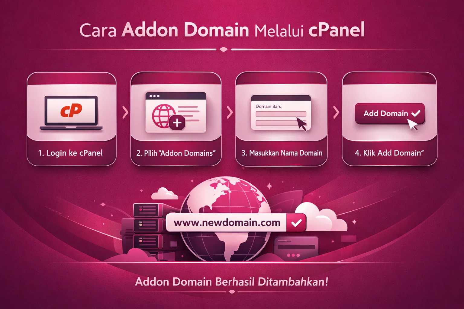 Cara Addon Domain Melalui cPanel Hoster.co.id