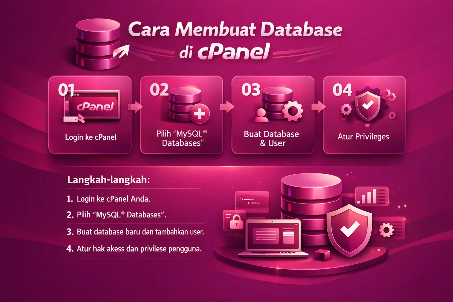 Cara Membuat Database di cPanel