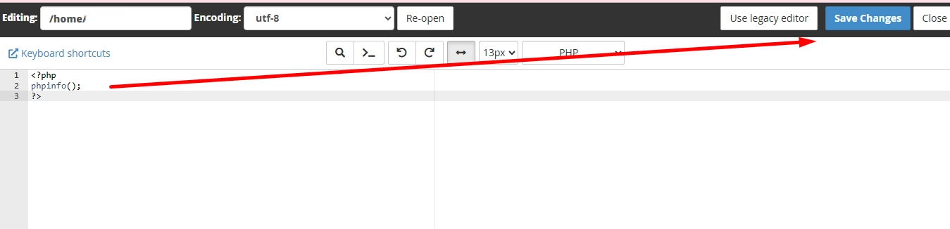 Tampilan PHP Info