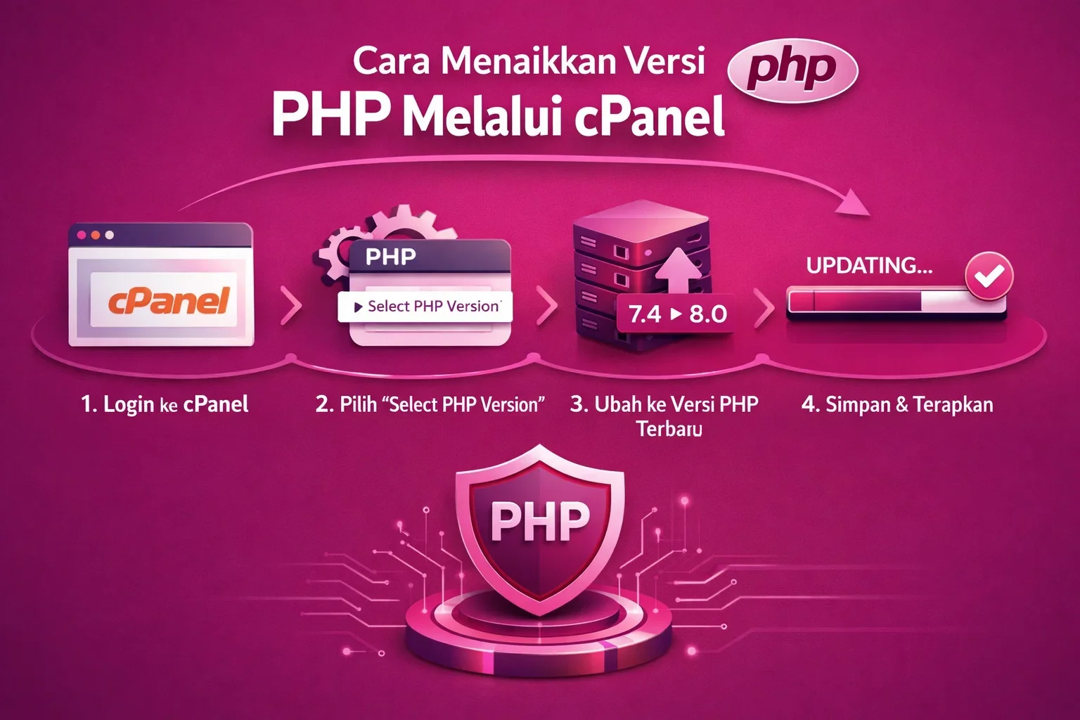 Cara Menaikkan Versi PHP Melalui cPanel
