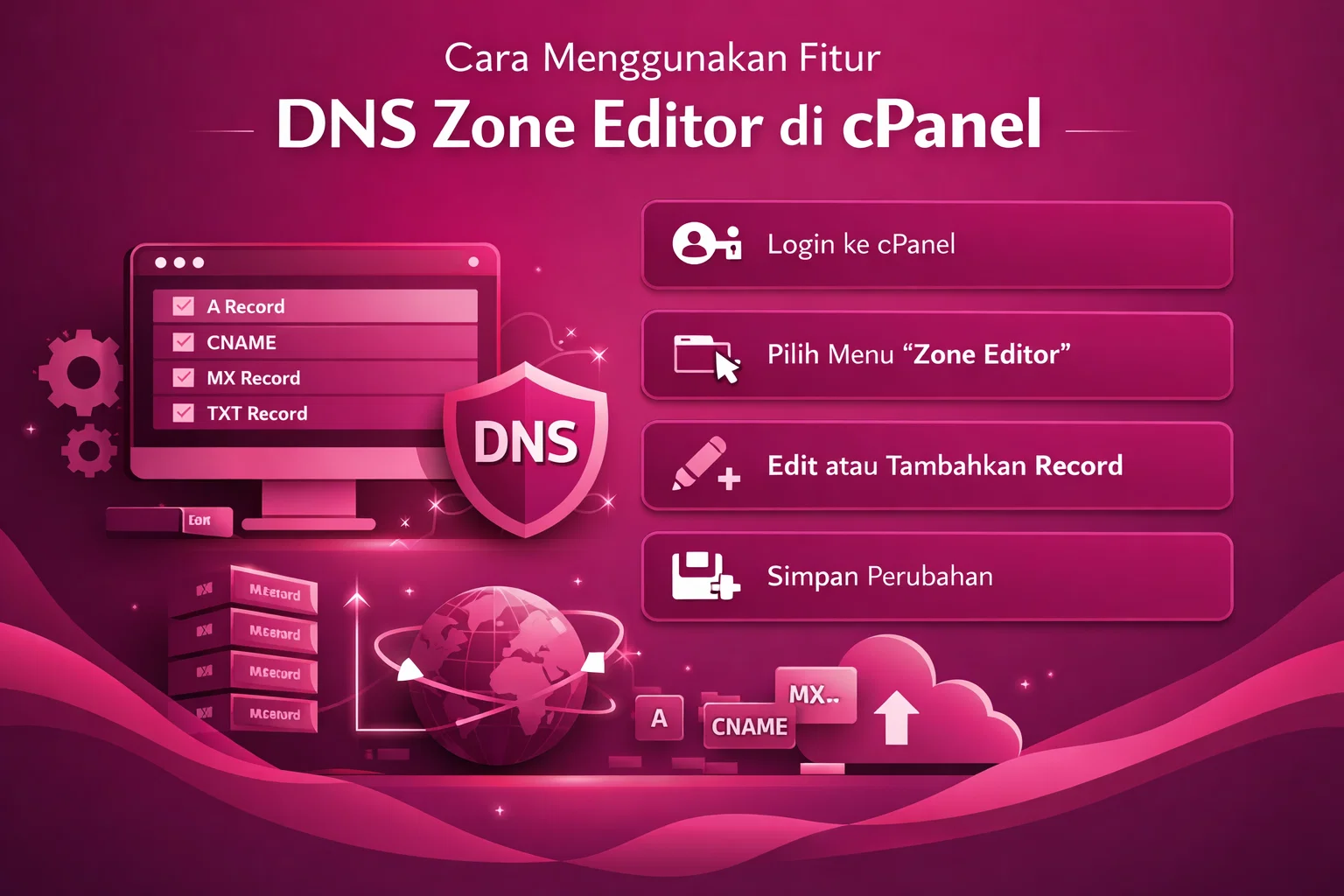 Cara Menggunakan Fitur DNS Zone Editor di cPanel