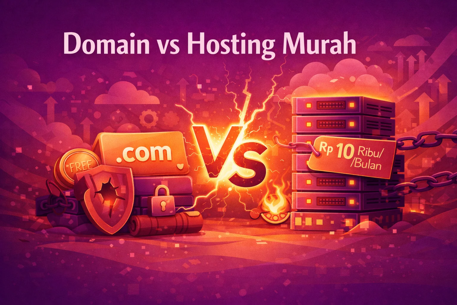 Domain vs Hosting Murah: Mana yang Sebenarnya Berbahaya?