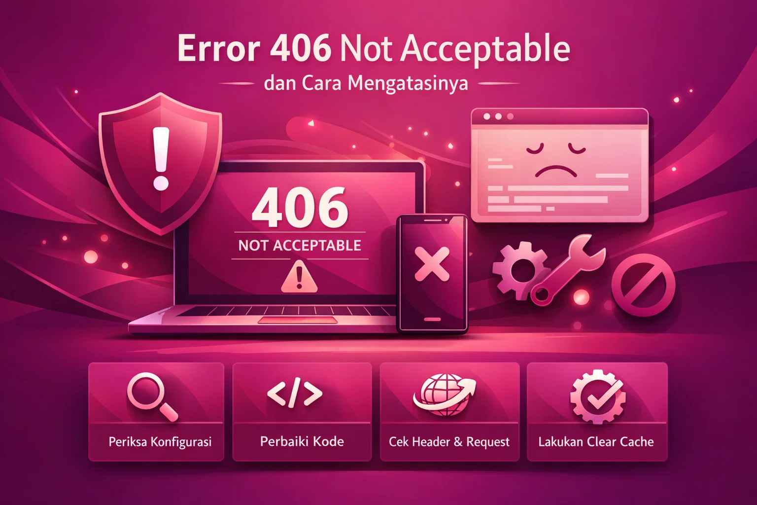 Error 406 Not Acceptable dan Cara Mengatasinya